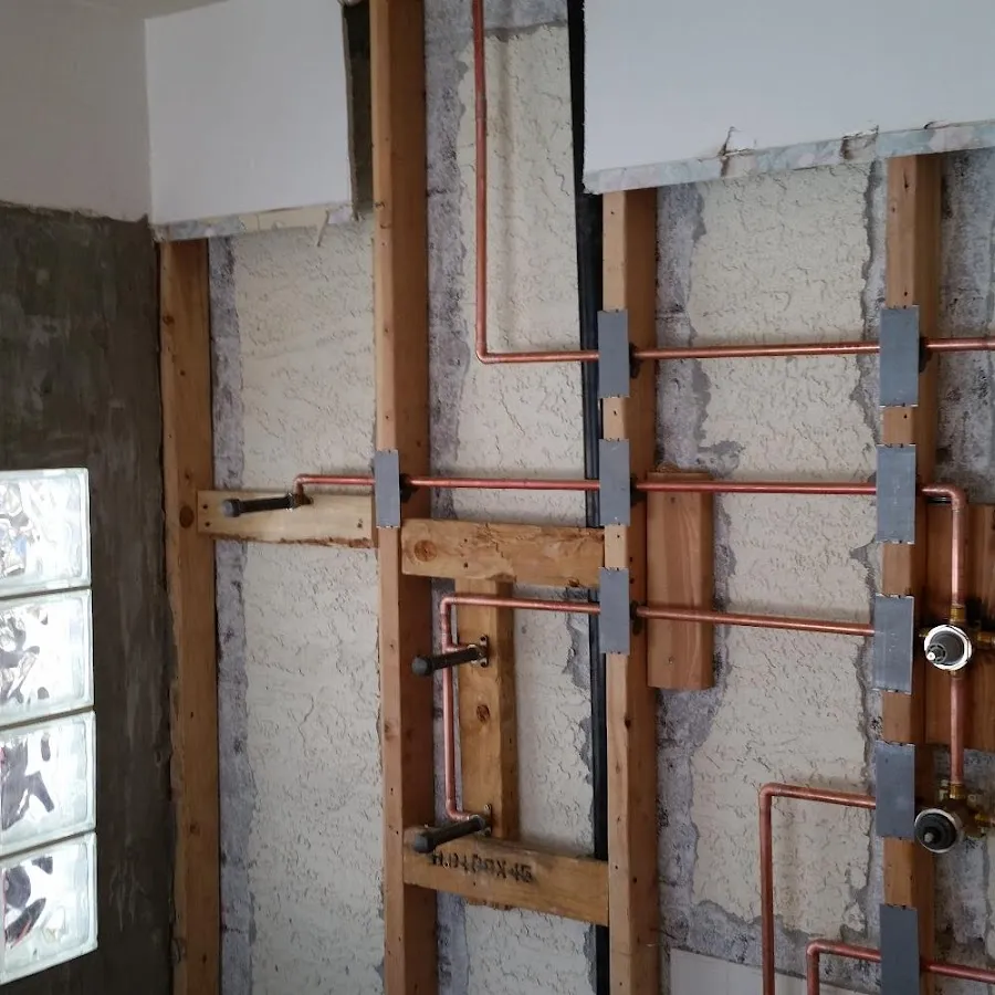Copper pipe installation for Repiping in New Brunswick